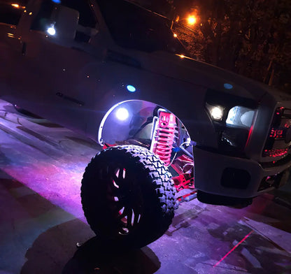 ORACLE Lighting Bluetooth + RF ColorSHIFT Underbody Wheel Well Rock Light Kit - 4 PCS by Oracle Lighting