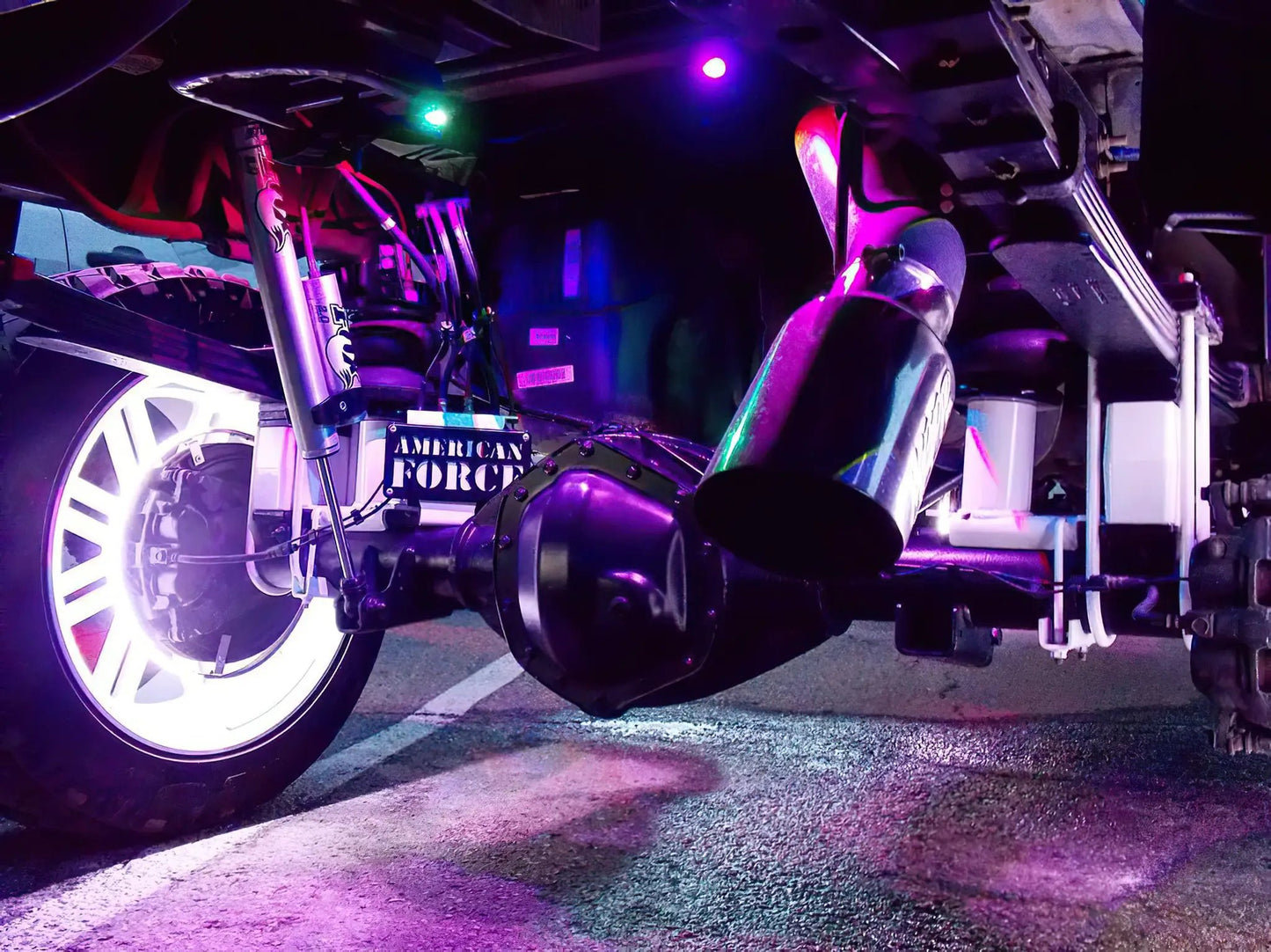 ORACLE Lighting Bluetooth + RF ColorSHIFT Underbody Wheel Well Rock Light Kit - 4 PCS by Oracle Lighting