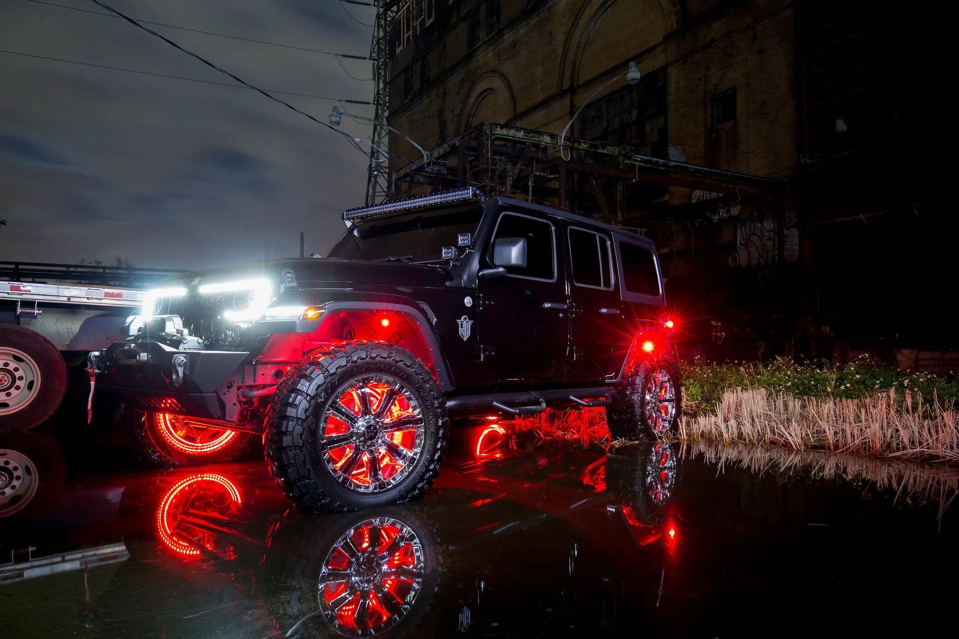 ORACLE Lighting Bluetooth + RF ColorSHIFT Underbody Wheel Well Rock Light Kit - 4 PCS by Oracle Lighting