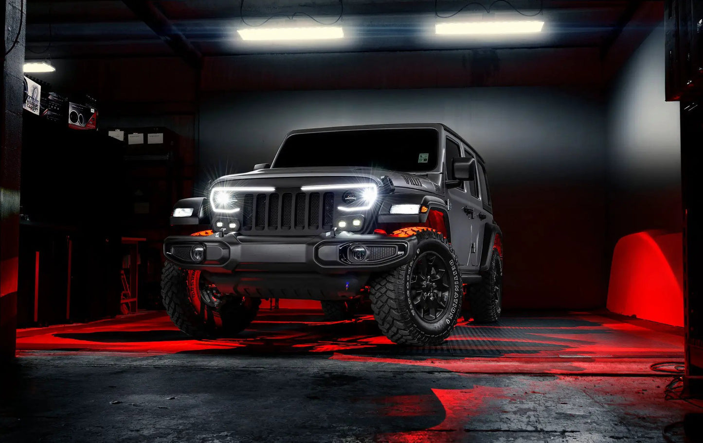 ORACLE Lighting Bluetooth + RF ColorSHIFT Underbody Wheel Well Rock Light Kit - 4 PCS by Oracle Lighting