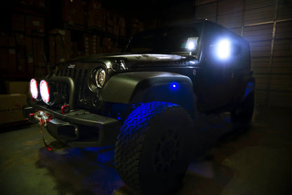 ORACLE Lighting Bluetooth + RF ColorSHIFT Underbody Wheel Well Rock Light Kit - 4 PCS by Oracle Lighting
