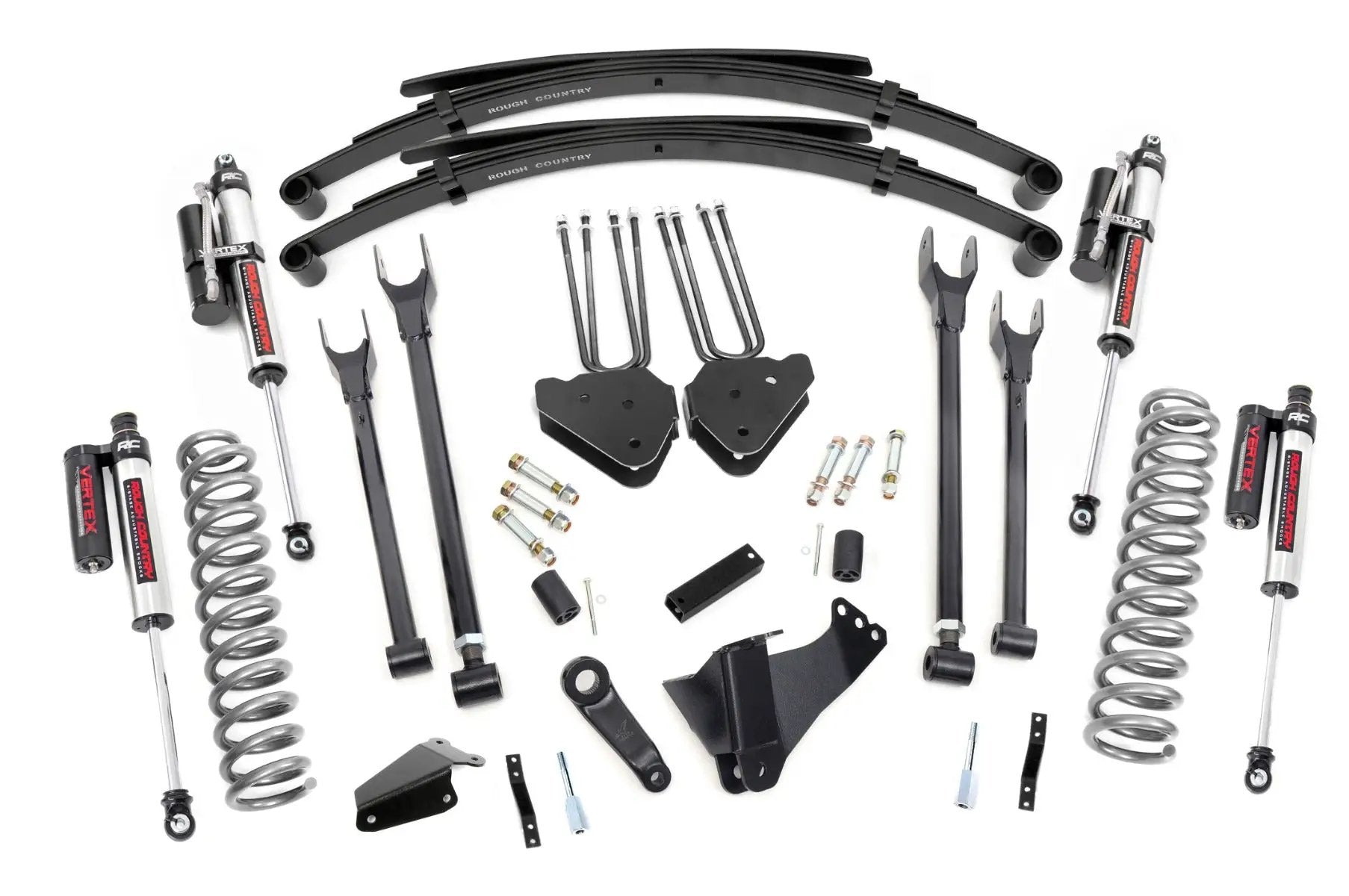 Rough Country 8 Inch Lift Kit | 4 Link | RR Springs | Vertex | Ford F-250/F-350 Super Duty (05-07) by Rough Country