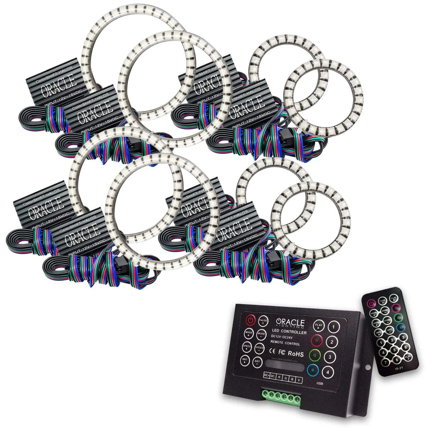 Oracle Lighting Direct-to-Lens surface mounting means waterproof design. Includes quick connect wiring adapters and wide voltage external LED drivers. by Oracle Lighting