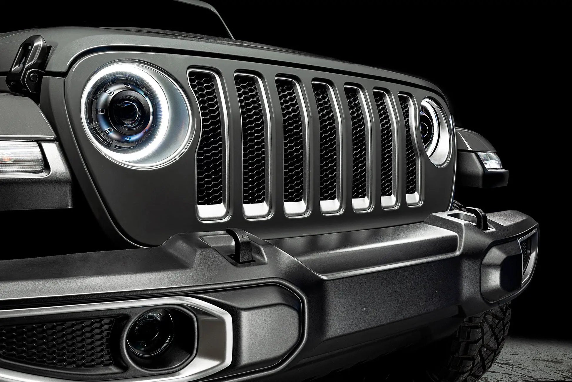 ORACLE Lighting Oculus Switchback Bi-LED Projector Headlights for Jeep Wrangler JL / Gladiator JT by Oracle Lighting