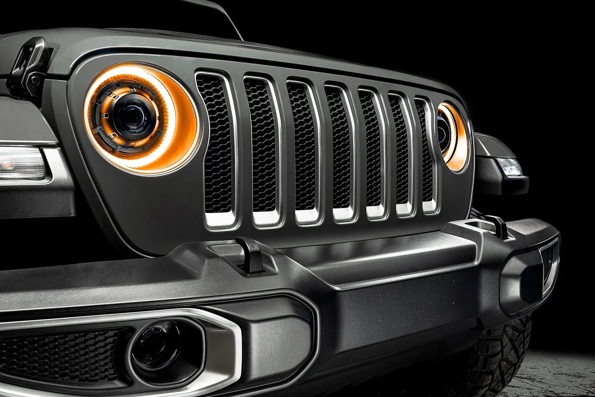 ORACLE Lighting Oculus Switchback Bi-LED Projector Headlights for Jeep Wrangler JL / Gladiator JT by Oracle Lighting