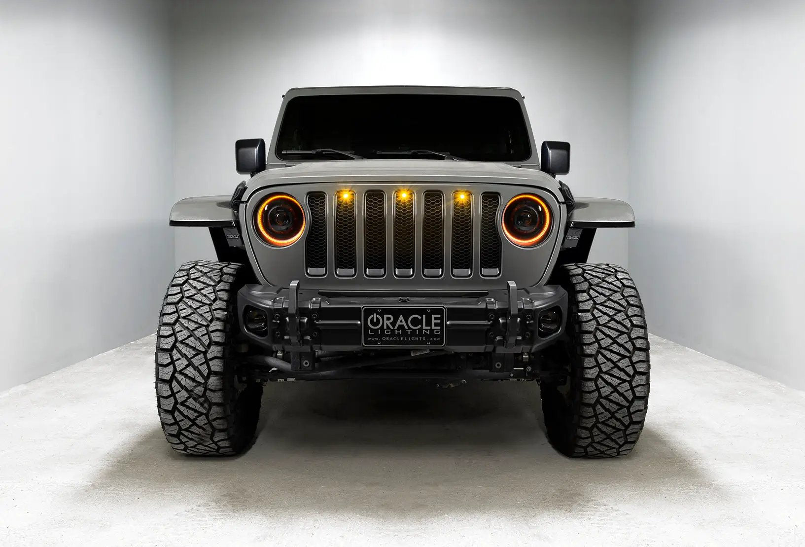 ORACLE Lighting Oculus Switchback Bi-LED Projector Headlights for Jeep Wrangler JL / Gladiator JT by Oracle Lighting