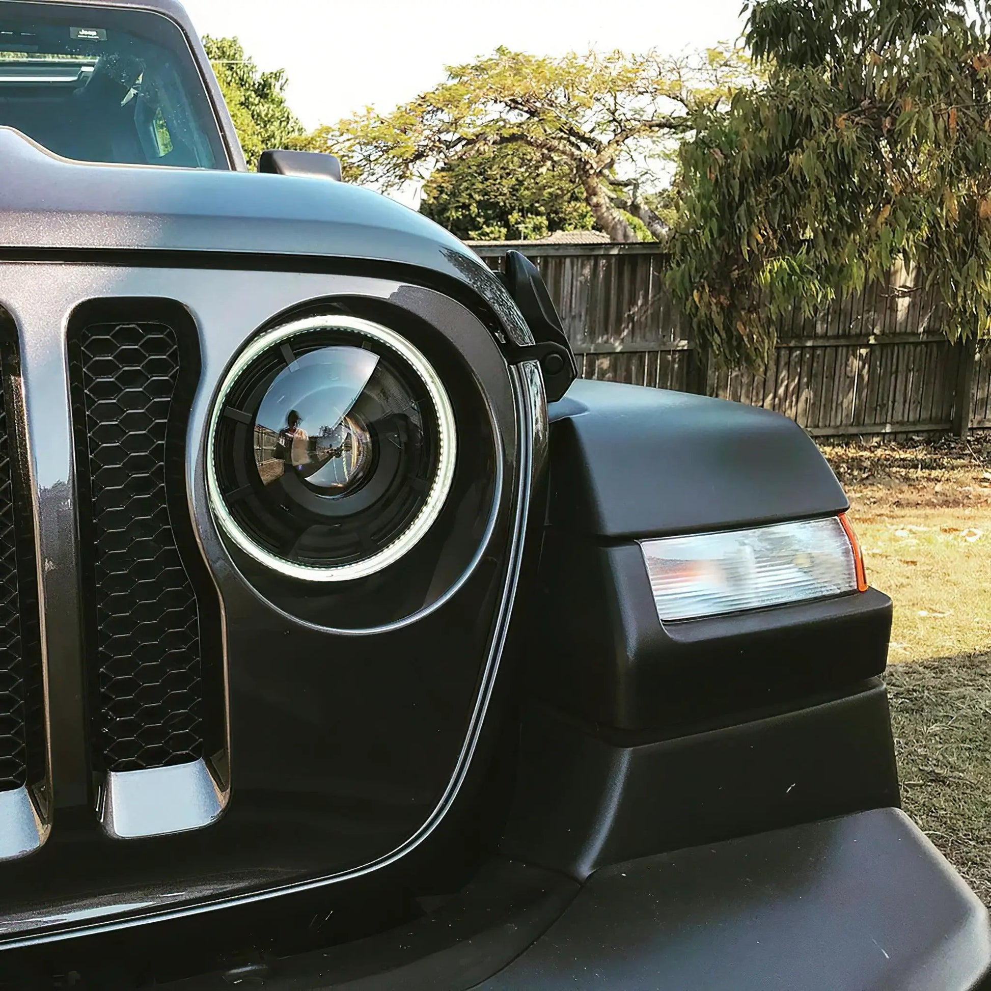 ORACLE Lighting Oculus Switchback Bi-LED Projector Headlights for Jeep Wrangler JL / Gladiator JT by Oracle Lighting