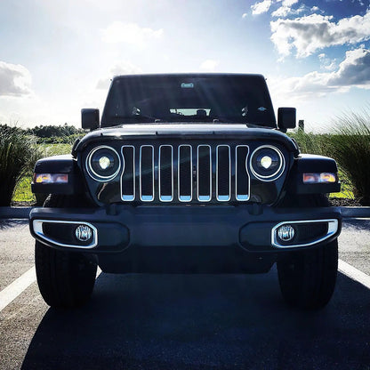 ORACLE Lighting Oculus Switchback Bi-LED Projector Headlights for Jeep Wrangler JL / Gladiator JT by Oracle Lighting