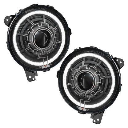 ORACLE Lighting Oculus(TM) Heated Lens Bi-LED Projector Headlights for Jeep Wrangler JL / Gladiator JT by Oracle Lighting
