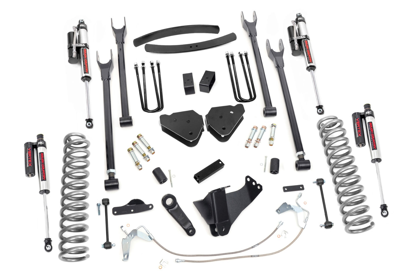 Kit de elevación de 6 pulgadas | Gas | 4 brazos | Vertex | Ford F-250/F-350 Super Duty (08-10)