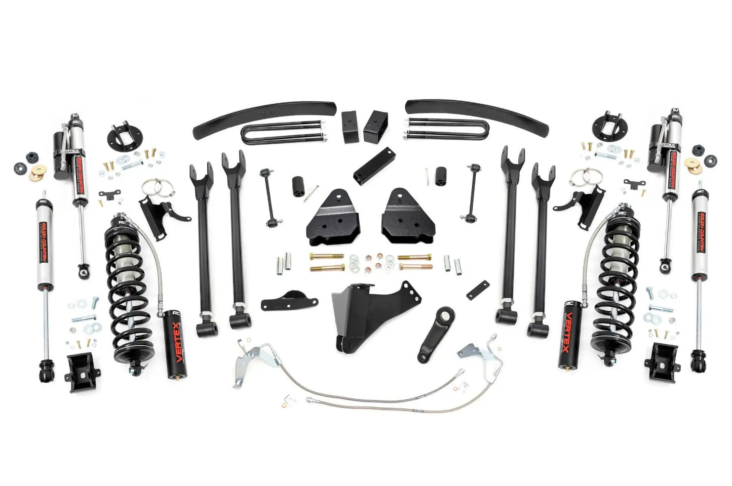 Rough Country 6 Inch Lift Kit | Diesel | 4 Link | C/O Vertex | Ford F-250/F-350 Super Duty (08-10) by Rough Country