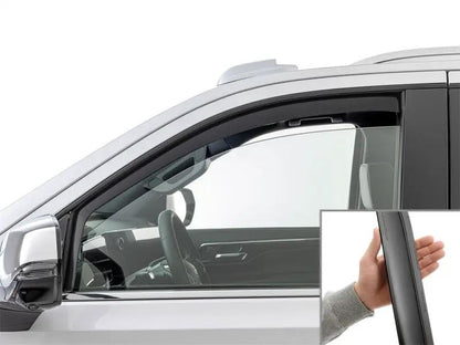 WeatherTech WT Deflector - Front - Matte Black