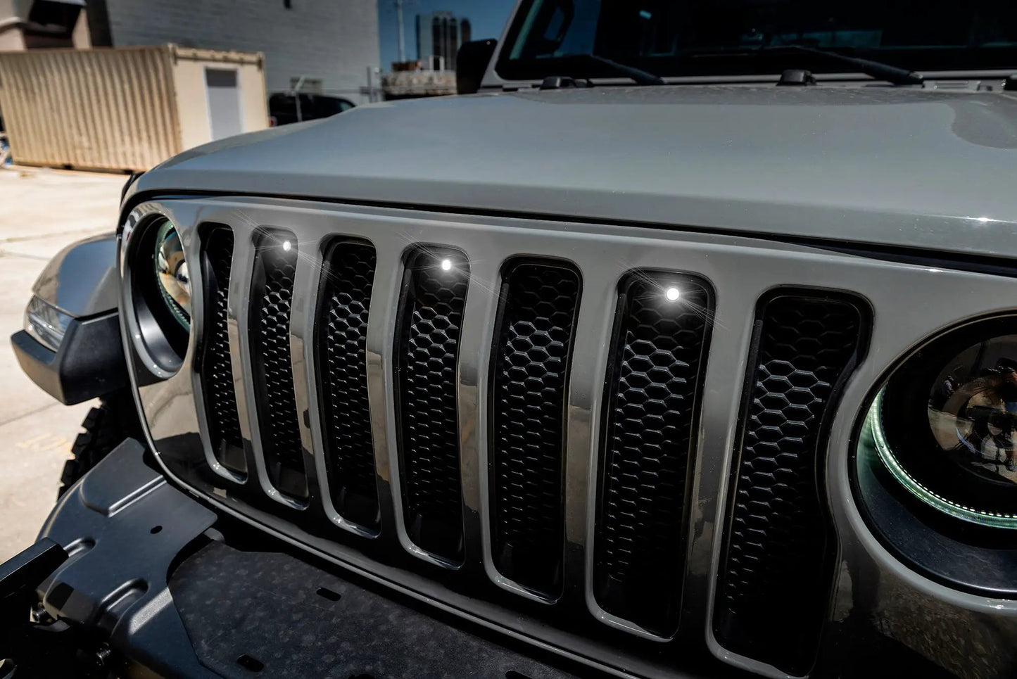 ORACLE Lighting Pre-Runner Style LED Grill Kit for Jeep Wrangler JL by Oracle Lighting