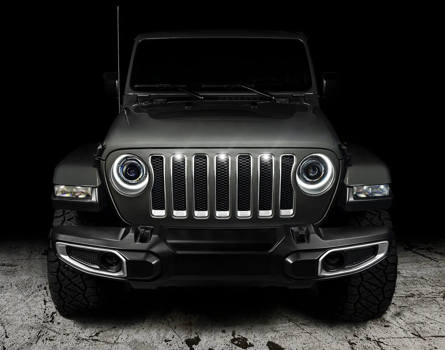 ORACLE Lighting Pre-Runner Style LED Grill Kit for Jeep Gladiator JT by Oracle Lighting