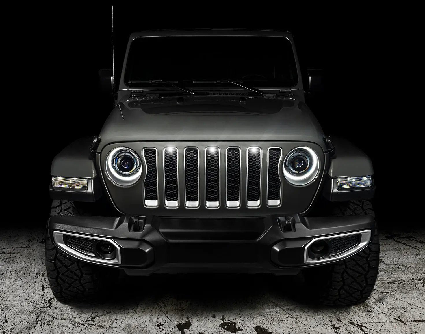 ORACLE Lighting Pre-Runner Style LED Grill Kit for Jeep Gladiator JT by Oracle Lighting