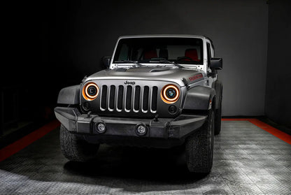 ORACLE Lighting Oculus 7" Switchback Bi-LED Projector Headlights for Jeep Wrangler JK by Oracle Lighting