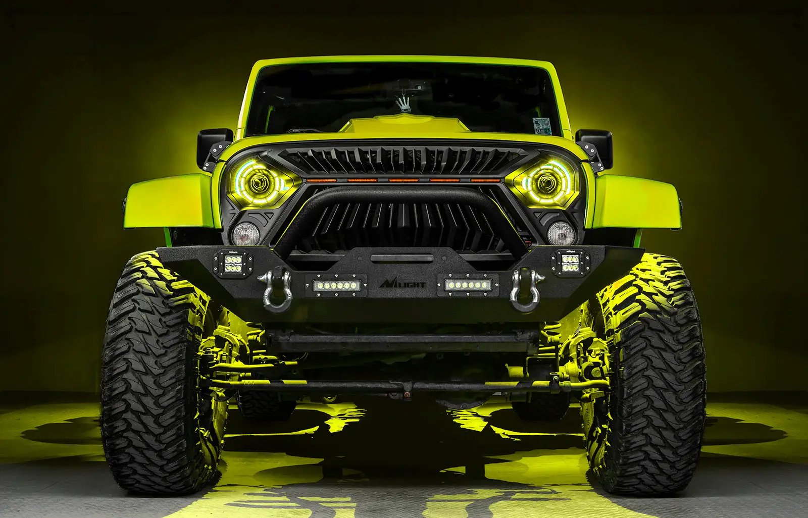 ORACLE Lighting Oculus 7" ColorSHIFT Bi-LED Projector Headlights for Wrangler JK by Oracle Lighting