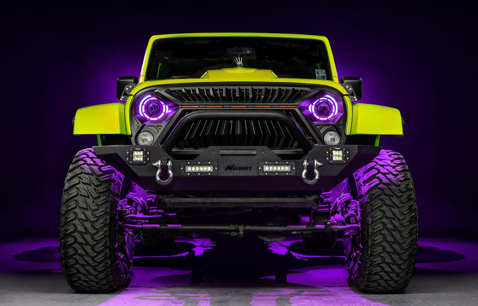 ORACLE Lighting Oculus 7" ColorSHIFT Bi-LED Projector Headlights for Wrangler JK by Oracle Lighting