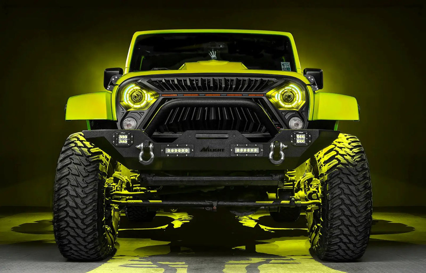 ORACLE Lighting Oculus 7" ColorSHIFT Bi-LED Projector Headlights for Jeep Wrangler JK by Oracle Lighting