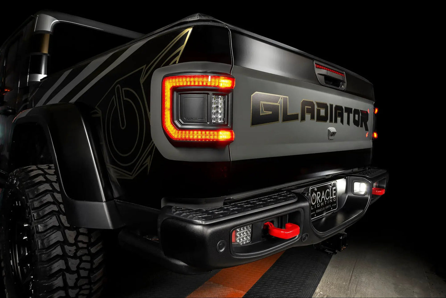 ORACLE Lighting V2 "Black Series" Flush Mount LED Tail Lights for Jeep Gladiator JT Low-Profile Plug-and-Play by Oracle Lighting