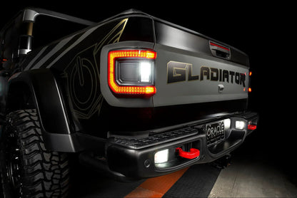 ORACLE Lighting V2 "Black Series" Flush Mount LED Tail Lights for Jeep Gladiator JT Low-Profile Plug-and-Play by Oracle Lighting