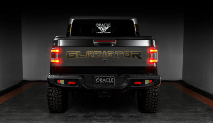 ORACLE Lighting V2 "Black Series" Flush Mount LED Tail Lights for Jeep Gladiator JT Low-Profile Plug-and-Play by Oracle Lighting