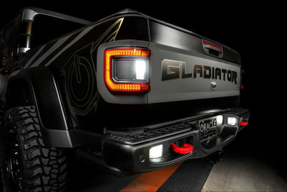 ORACLE Lighting V2 Flush Mount LED Tail Lights for Jeep Gladiator JT Low-Profile Plug-and-Play