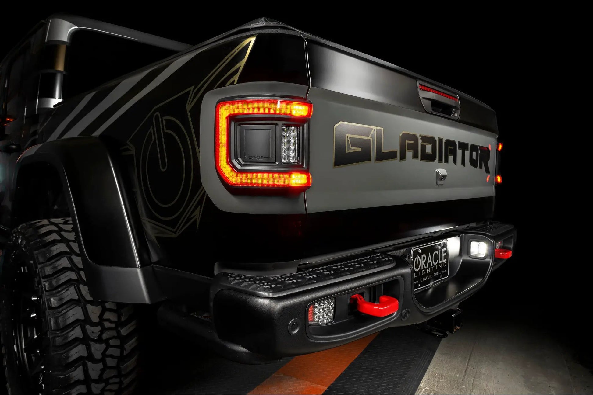 ORACLE Lighting V2 Flush Mount LED Tail Lights for Jeep Gladiator JT Low-Profile Plug-and-Play by Oracle Lighting