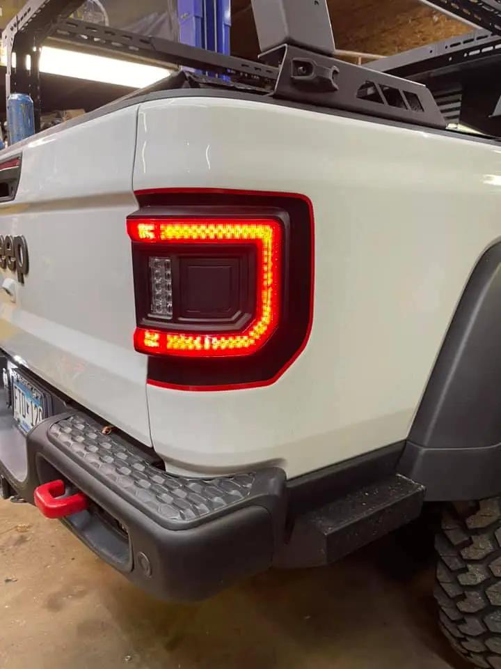 ORACLE Lighting V2 Flush Mount LED Tail Lights for Jeep Gladiator JT Low-Profile Plug-and-Play by Oracle Lighting