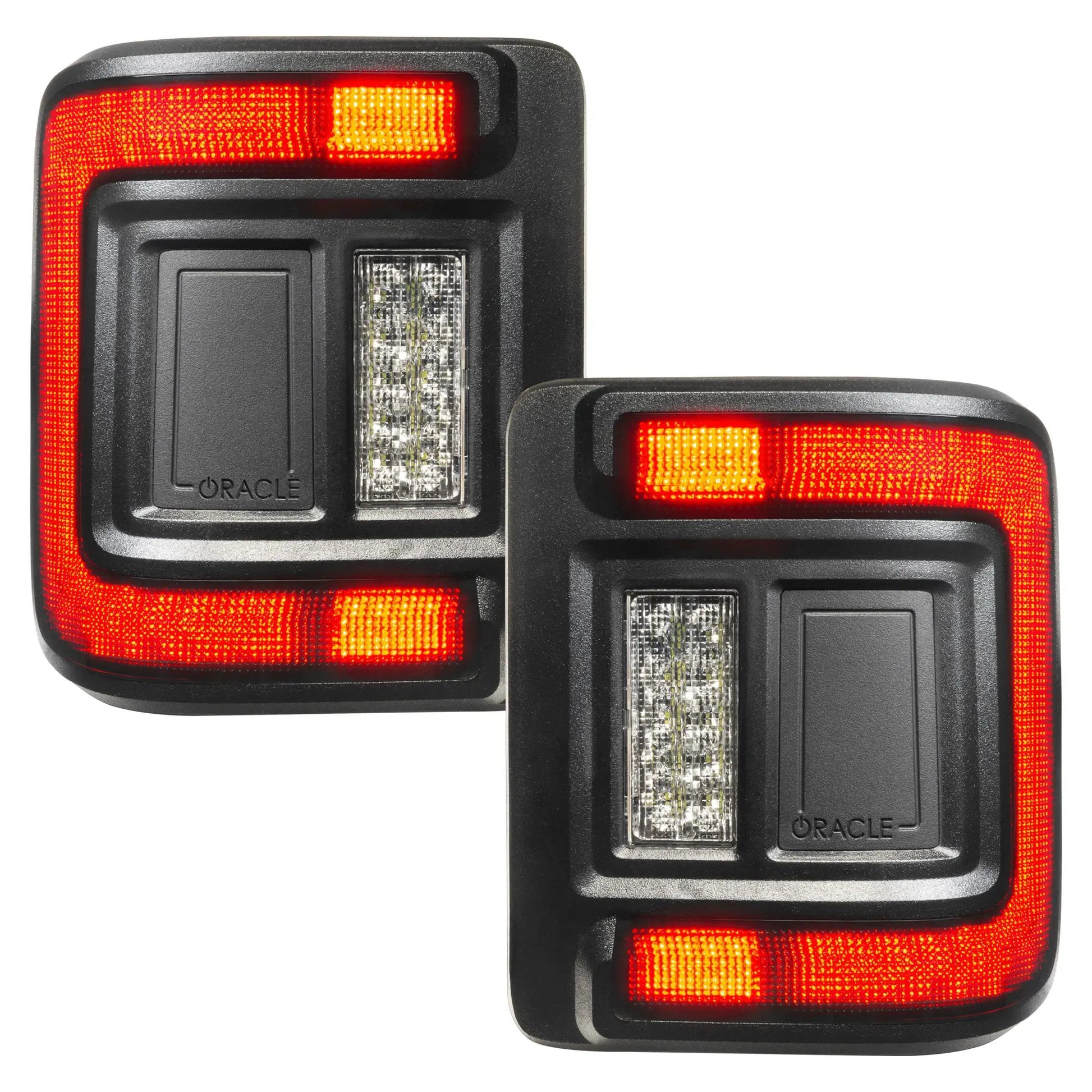 ORACLE Lighting V2 "Black Series" Flush Mount LED Tail Lights for Jeep Wrangler JL Low-Profile Plug-and-Play by Oracle Lighting