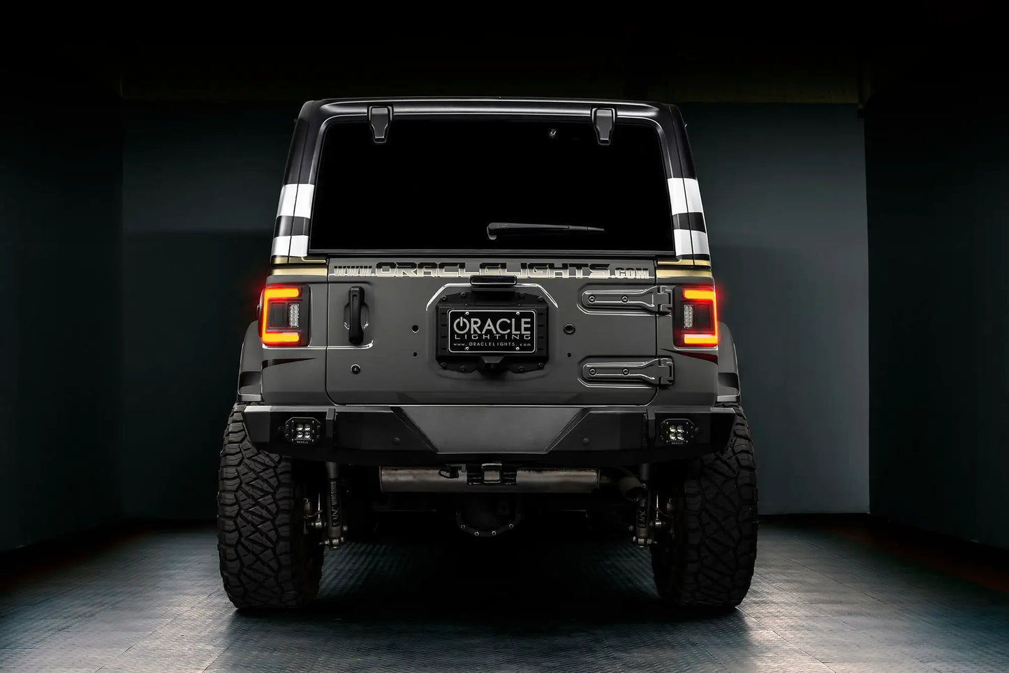 Oracle Lighting V2 Flush Mount LED Tail Lights for Jeep Wrangler JL Low-Profile Plug-and-Play by Oracle Lighting