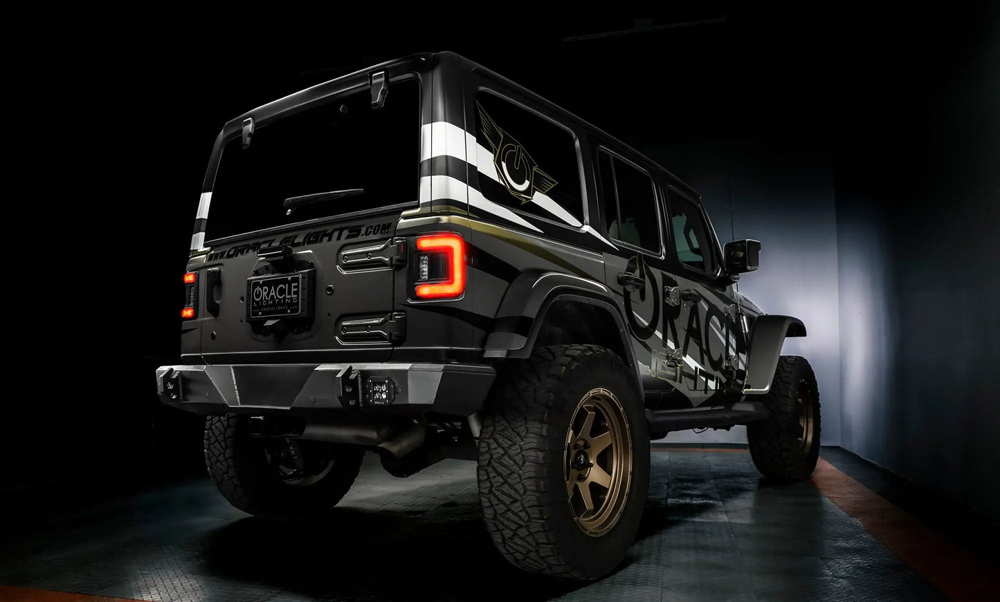 Oracle Lighting V2 Flush Mount LED Tail Lights for Jeep Wrangler JL Low-Profile Plug-and-Play by Oracle Lighting