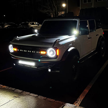 ORACLE Lighting Oculus(TM) Bi-LED Projector Headlights for 2021+ Ford Bronco - White LED by Oracle Lighting
