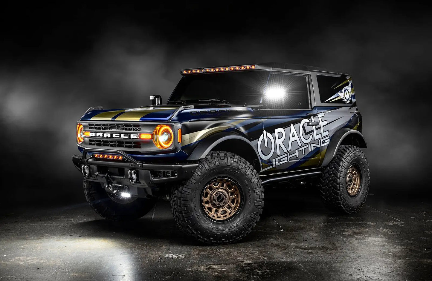 ORACLE Lighting Oculus(TM) Bi-LED Projector Headlights for 2021+ Ford Bronco - Amber LED by Oracle Lighting