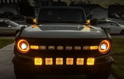 ORACLE Lighting Oculus(TM) Bi-LED Projector Headlights for 2021+ Ford Bronco - Amber LED by Oracle Lighting
