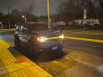 ORACLE Lighting Oculus(TM) Bi-LED Projector Headlights for 2021+ Ford Bronco - Amber LED by Oracle Lighting