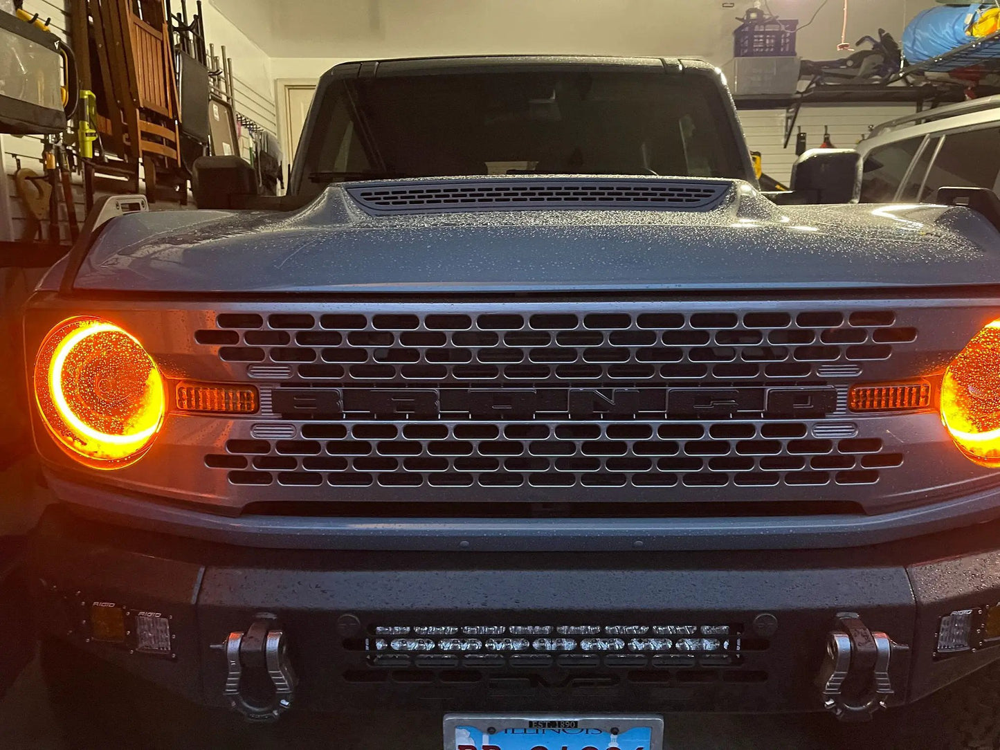 ORACLE Lighting Oculus(TM) Bi-LED Projector Headlights for 2021+ Ford Bronco - Amber LED by Oracle Lighting