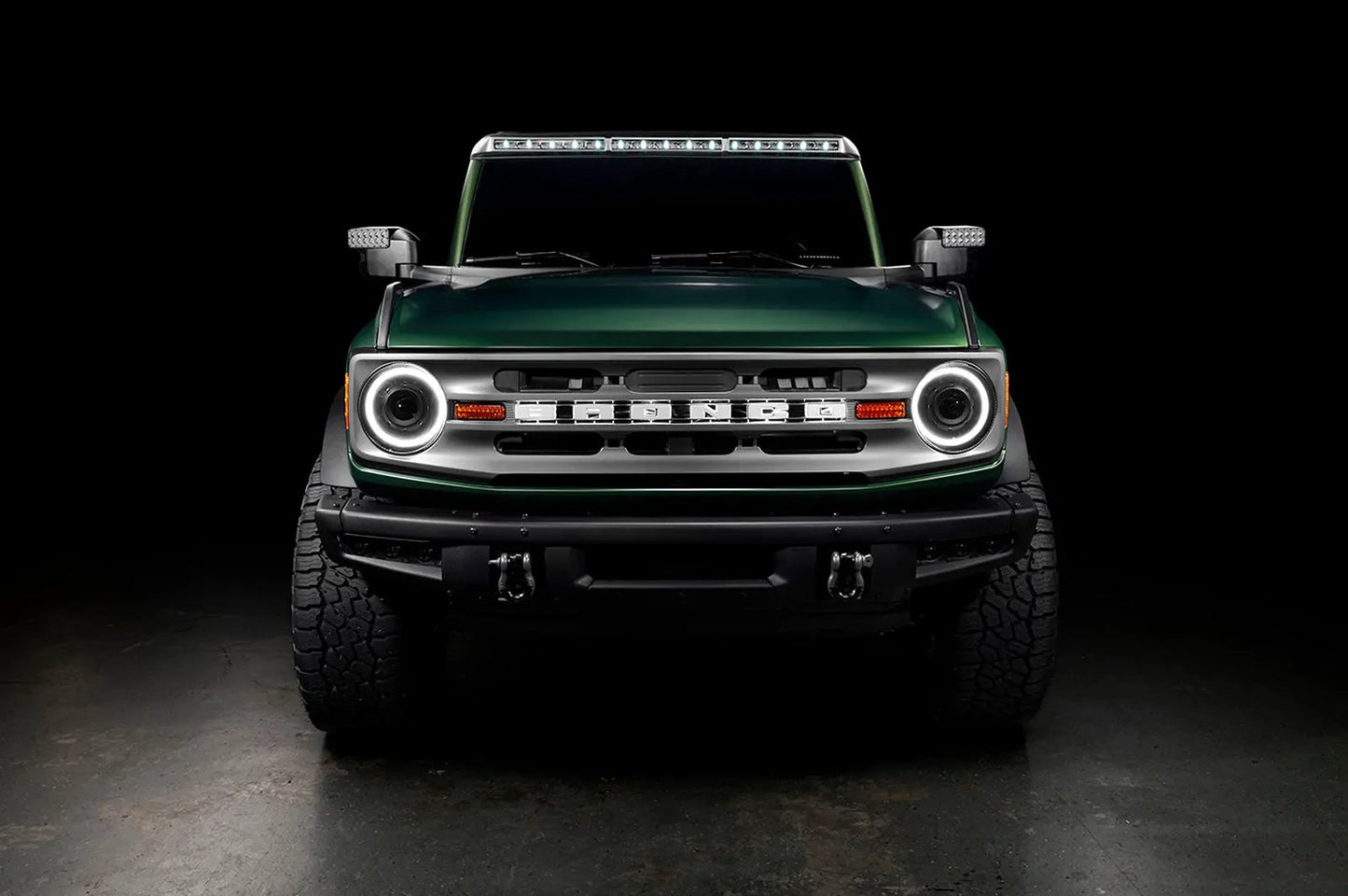 ORACLE Lighting Oculus(TM) Bi-LED Projector Headlights for 2021+ Ford Bronco - Amber/White Switchback