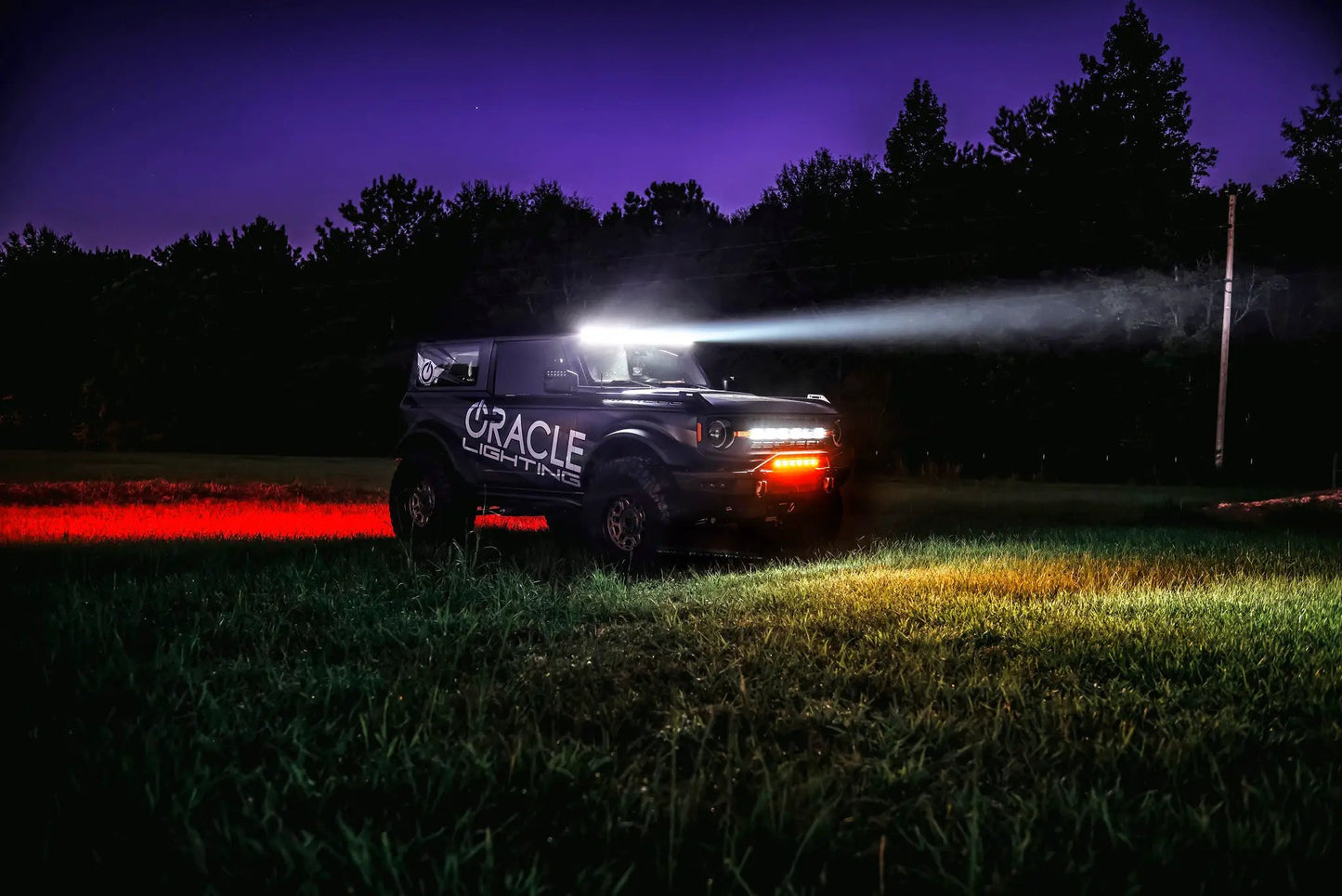 ORACLE Lighting Integrated Windshield Roof LED Light Bar System for 2021+ Ford Bronco