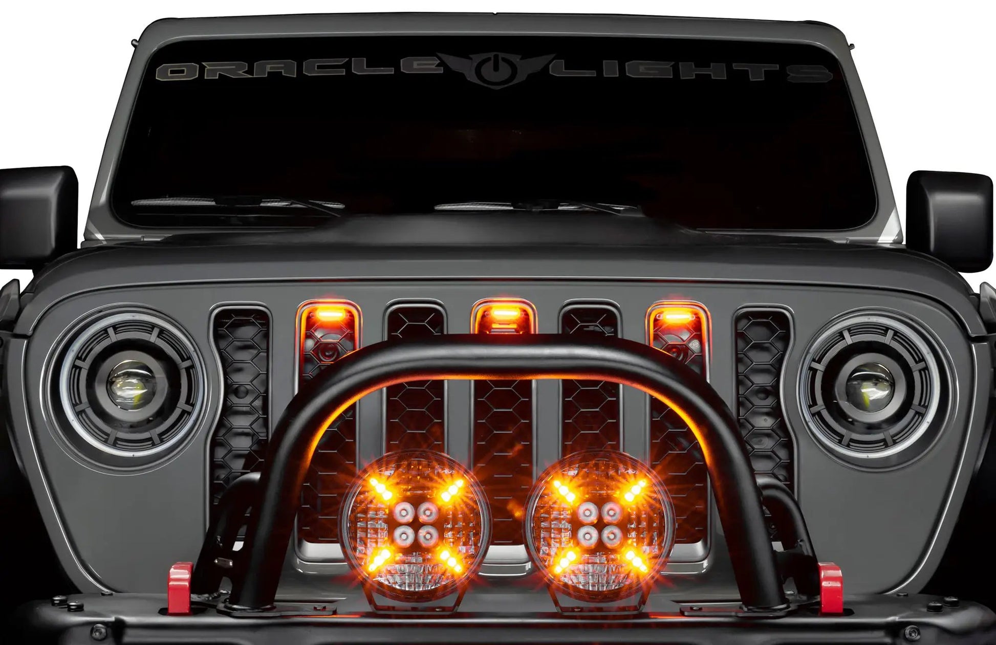ORACLE Lighting Universal Pre-Runner Style LED Grill Light Kit (New Style) - Tinted Lens by Oracle Lighting