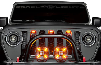 ORACLE Lighting Universal Pre-Runner Style LED Grill Light Kit (New Style) - Tinted Lens by Oracle Lighting