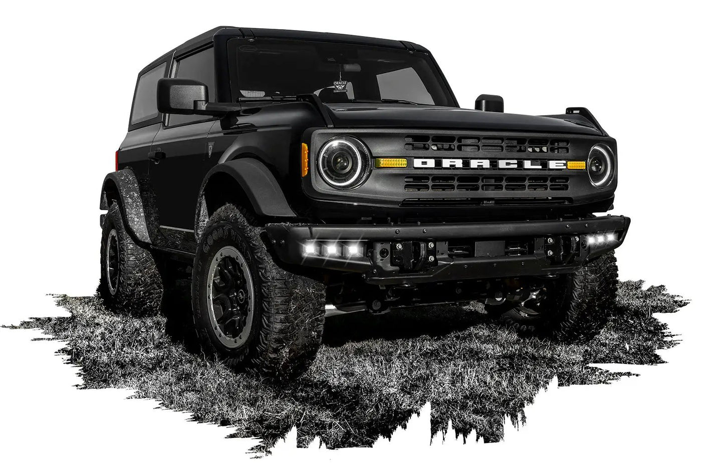 ORACLE Lighting 2021-2024 Ford Bronco Triple LED Fog Light Kit for Steel Bumper by Oracle Lighting