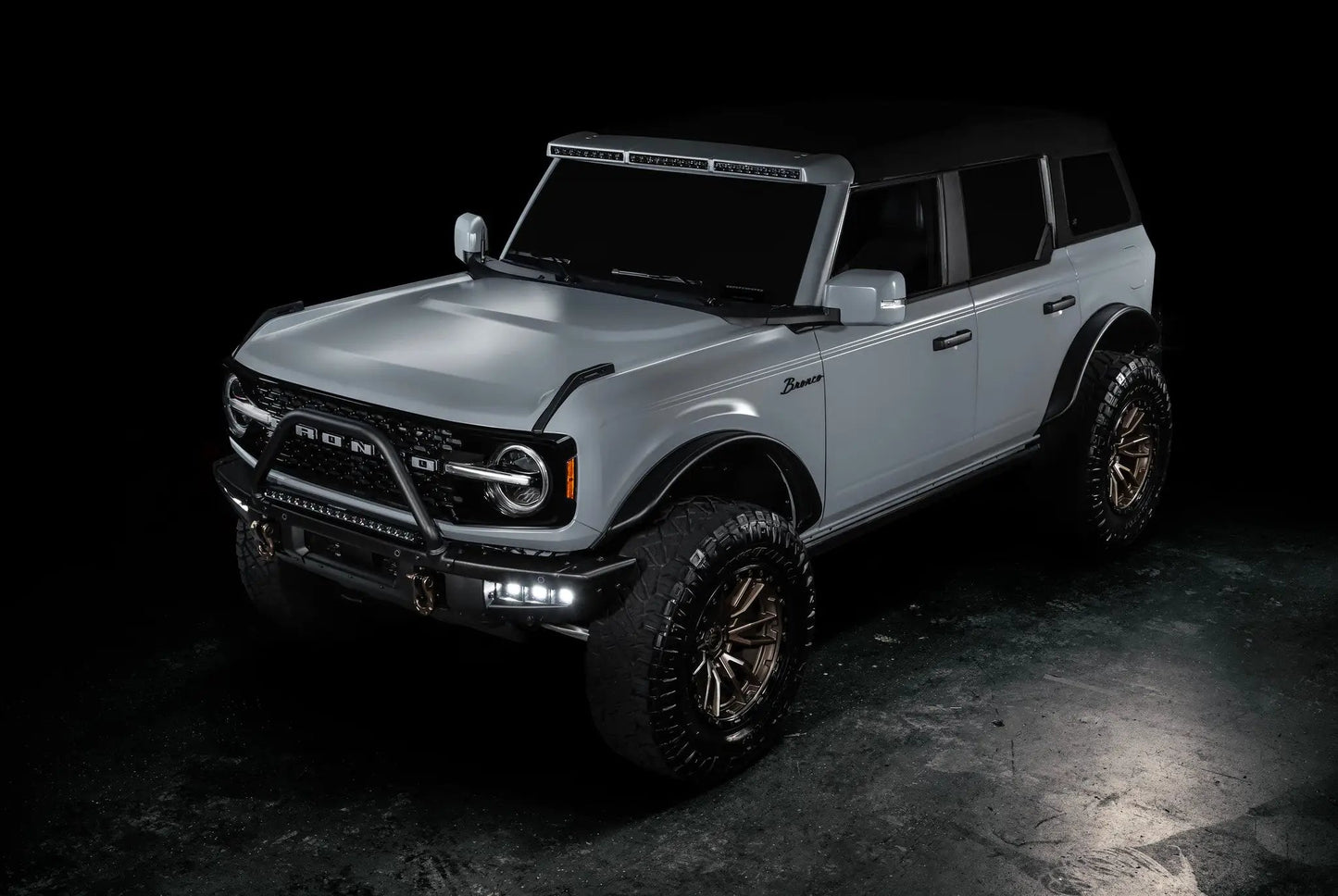 ORACLE Lighting 2021-2024 Ford Bronco Triple LED Fog Light Kit for Steel Bumper by Oracle Lighting