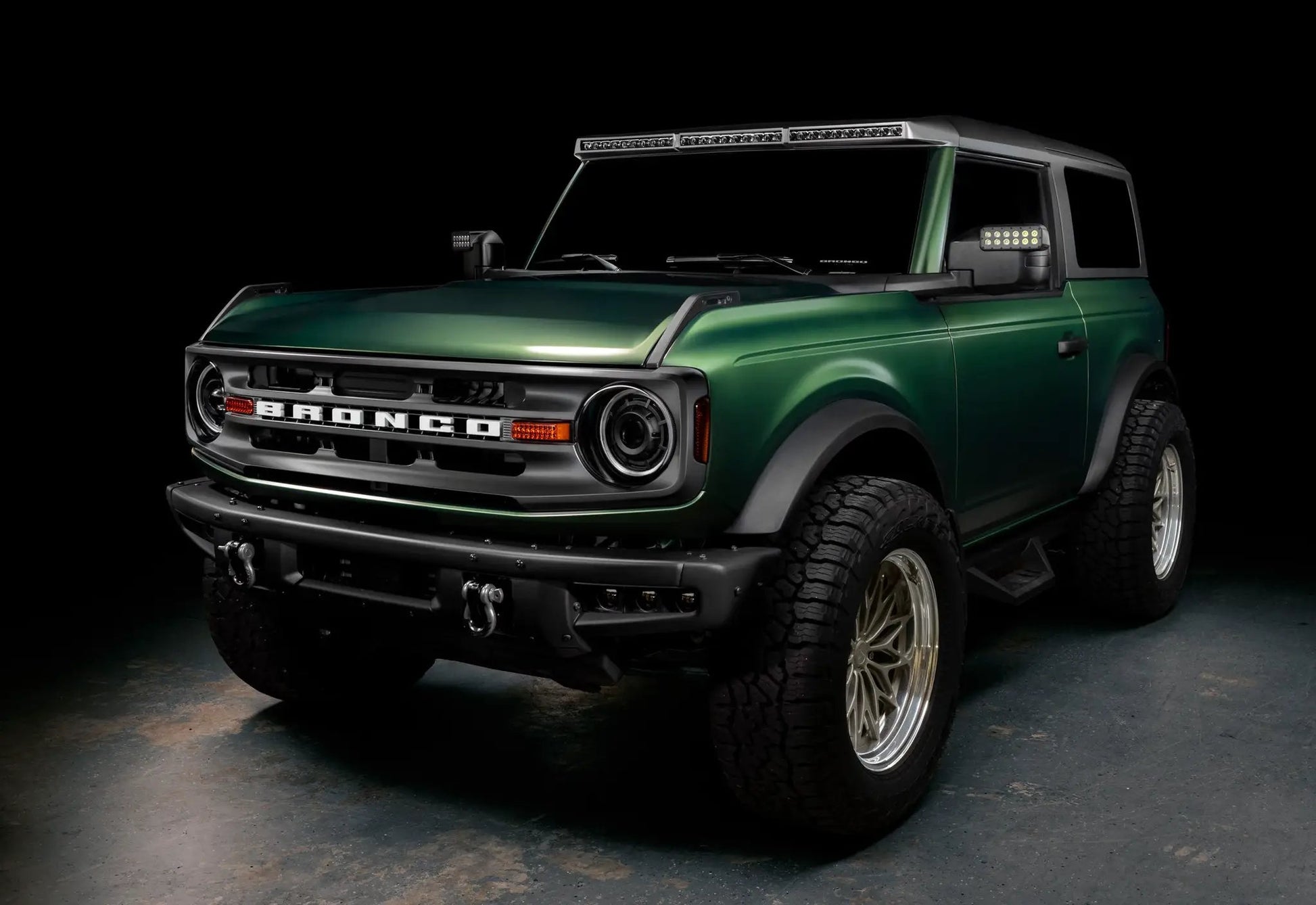 ORACLE Lighting 2021-2024 Ford Bronco Triple LED Fog Light Kit for Steel Bumper by Oracle Lighting