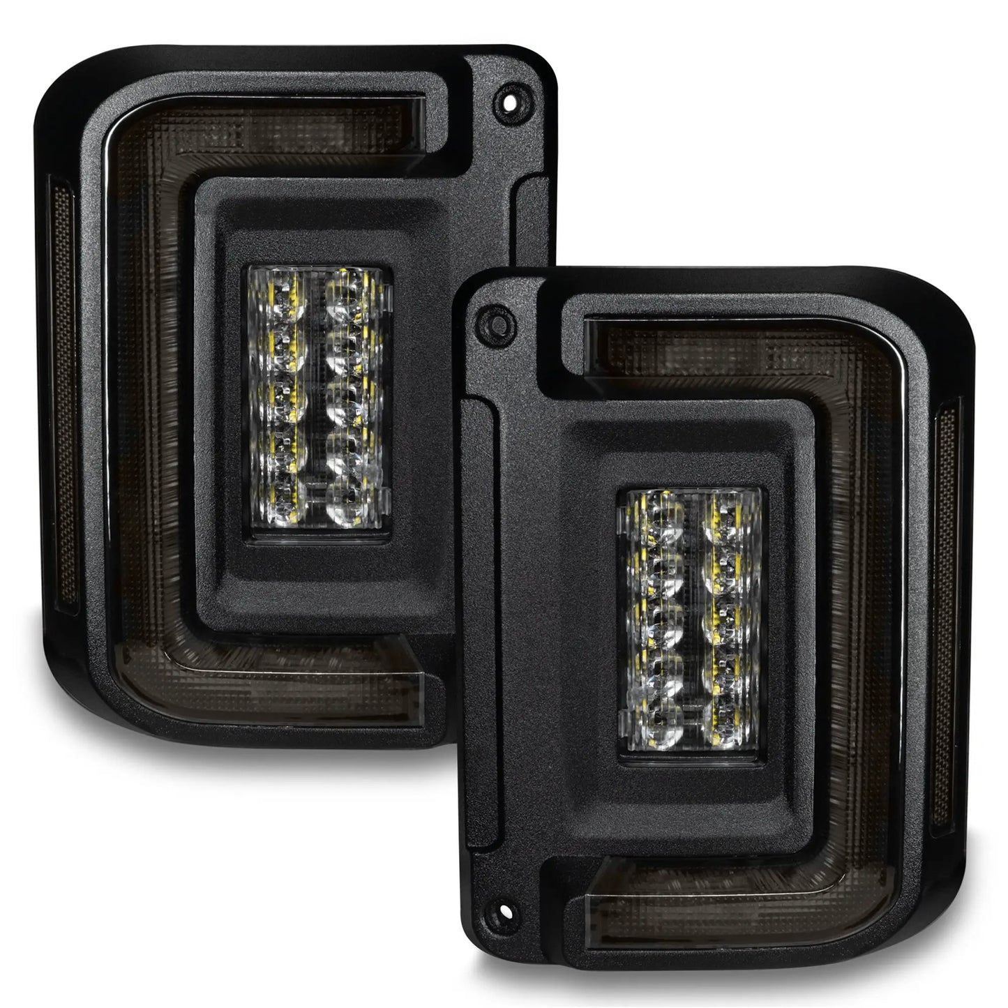 ORACLE Lighting "Black Series" V2 2007-2017 Jeep Wrangler JK Flush Mount LED Tail Lights Low-Profile Trail Protection