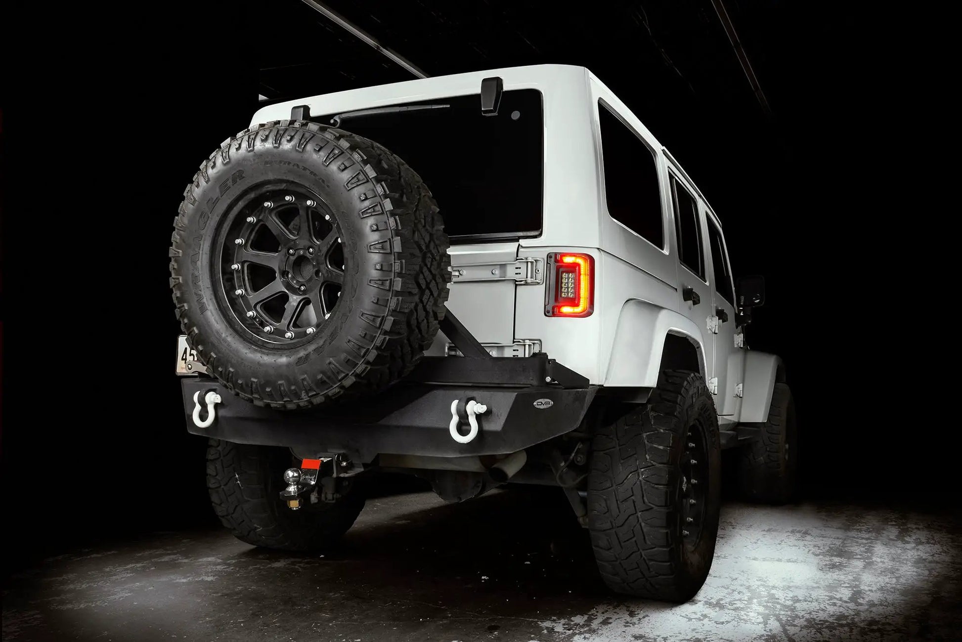 ORACLE Lighting "Black Series" V2 2007-2017 Jeep Wrangler JK Flush Mount LED Tail Lights Low-Profile Trail Protection by Oracle Lighting