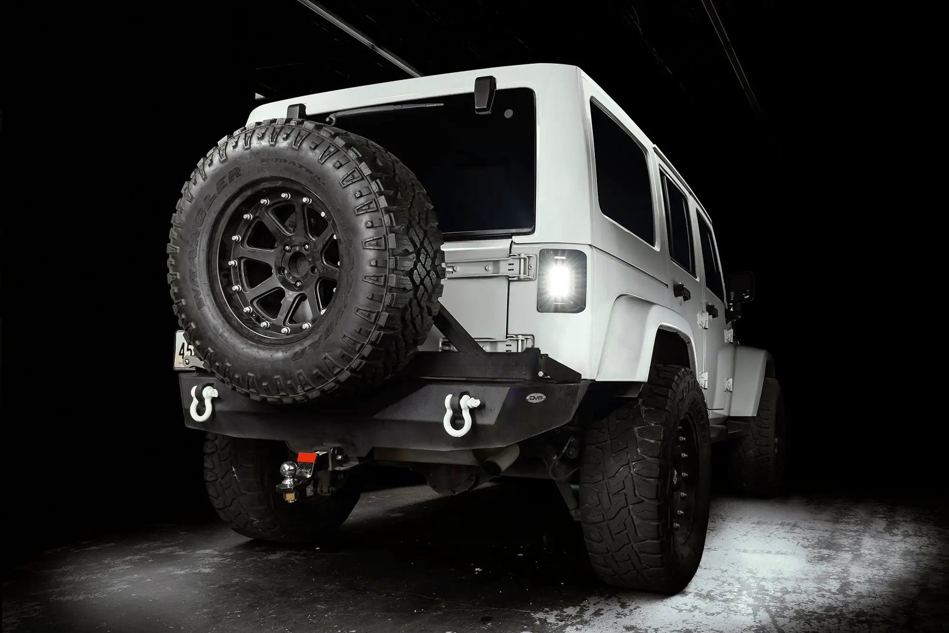 ORACLE Lighting "Black Series" V2 2007-2017 Jeep Wrangler JK Flush Mount LED Tail Lights Low-Profile Trail Protection by Oracle Lighting