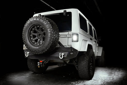 ORACLE Lighting "Black Series" V2 2007-2017 Jeep Wrangler JK Flush Mount LED Tail Lights Low-Profile Trail Protection by Oracle Lighting