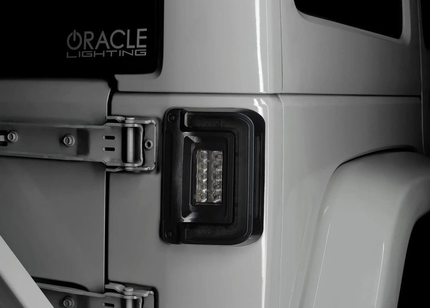 ORACLE Lighting "Black Series" V2 2007-2017 Jeep Wrangler JK Flush Mount LED Tail Lights Low-Profile Trail Protection