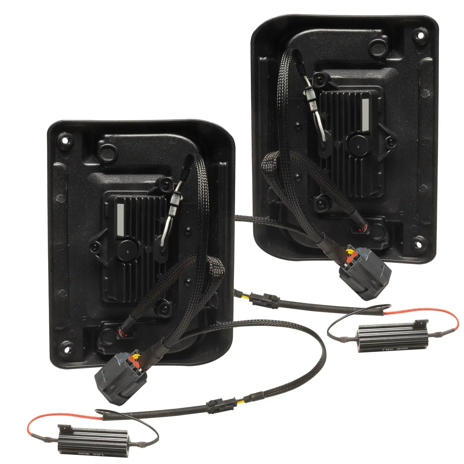 ORACLE Lighting V2 2007-2017 Jeep Wrangler JK Flush Mount LED Tail Lights Low-Profile Trail Protection - Standard Lens by Oracle Lighting